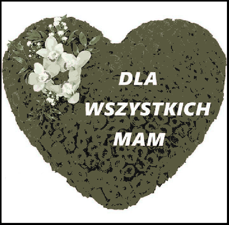 Serce z róż dla wszystkich mam